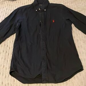 Ralph Lauren polo T-shirt. Dark blue/ dark navy Small (P) classic fit